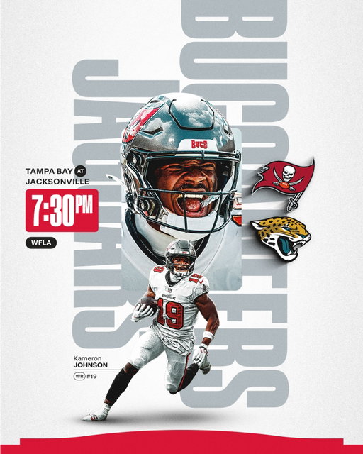 Preseason Finale 👏

🔜 #TBvsJAX Aug. 28 7:30 p.m. ET on WFLA