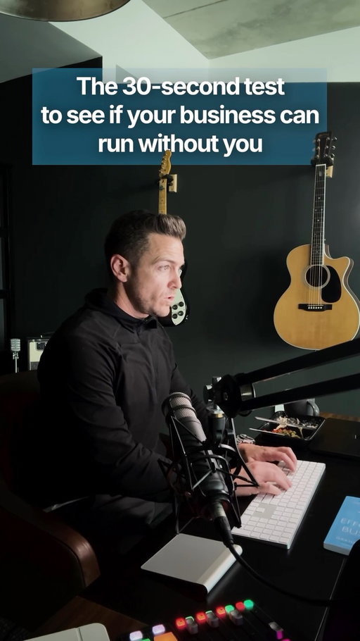 The 30-second test that exposes your business:

1. Look at your last week.
Write down every task that only you can do.
2. Imagine you’re gone for two weeks.
Your phone is off. You’re completely unavailable.
How many of those tasks would simply stop?
3. Look at the number.
If most of them would stop, you’re the bottleneck. Your business can’t grow beyond what you can personally handle.
4. Start replacing yourself.
Don’t grind harder. Pick one task this month and teach someone else how to handle it.
Do it every month and, a year from now, you’ll have a business that can keep running while you’re at your kid’s game.
Try the test and tell me your number below.