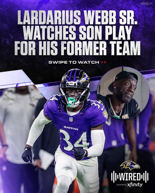 Webby getting to watch his son play for his former team? Priceless. ⁣
⁣
Wired available now!