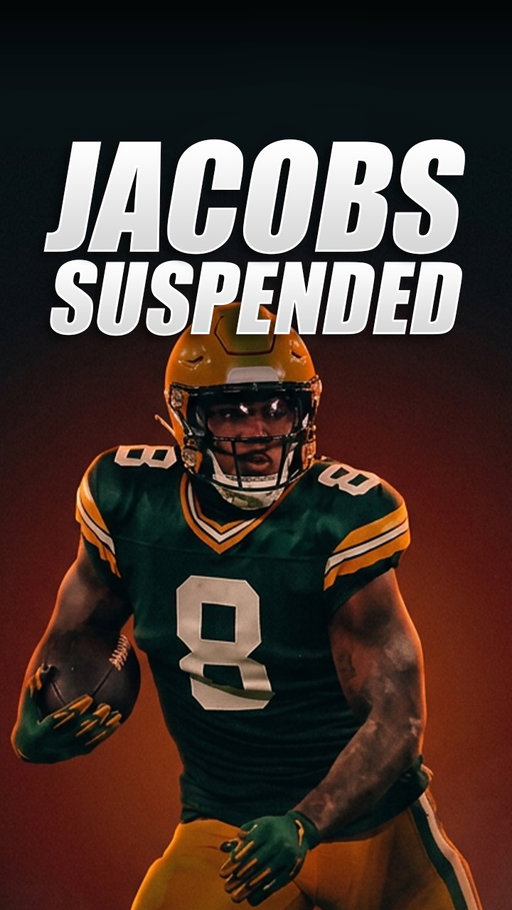 Josh Jacobs got SUSPENDED ❌ #nfl #joshjacobs #packers #fyp #football