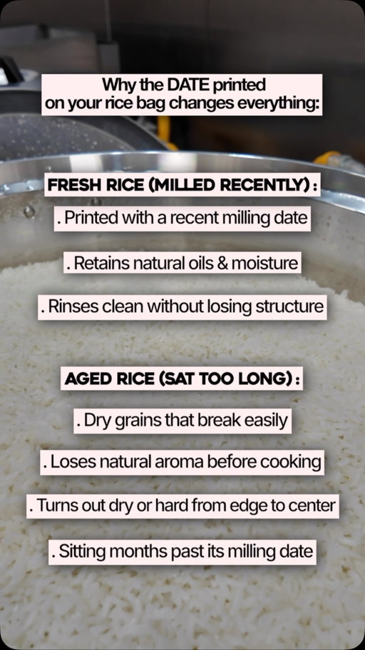 Most people think rice stays the same forever, but the milling date on the bag tells a completely different story. The moment rice gets processed, it starts a silent countdown. Freshly milled grains retain their natural oils and moisture, which is what gives you that perfect soft, fluffy bite. Once it sits on a shelf for months, that natural hydration evaporates, leaving you with dry, tough grains that don’t cook right.

That’s why we take freshness so seriously at Bowls of Rice. We skip the stale shelf grains and steam fresh batches every single day so your lunch always hits the spot.

👉 In the mood for a piping-hot, fresh rice bowl in Dallas? Tap the link in bio to order yours now at bowlsofrice.com! 🍚 #bowlsofrice #bowlsofricepartner #fortworthtexas #cullenst