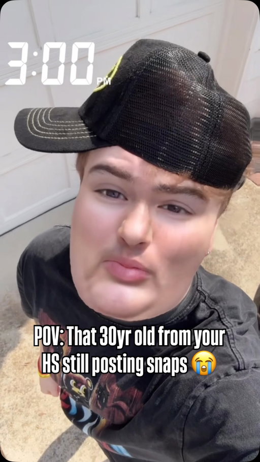 bro needs to seek employment 😭

#satire #fyp #snapchat 
#highschool #hometown