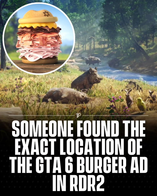 A GTA fan on Reddit somehow recognized the scenery from the burger ad shown during GTA 6’s Extended Look and tracked down the matching location in Red Dead Redemption 2.

The landscape, trees and terrain line up remarkably closely, suggesting Rockstar used an RDR2 environment while creating the fictional commercial.

#viral #pubity