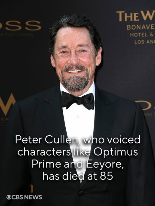 Peter Cullen, a prolific voice actor who enlivened scores of TV series, specials and movies, including Optimus Prime in the syndicated 1984 series “Transformers” and Eeyore in the Winnie the Pooh cartoon franchise, has died. He was 85.
