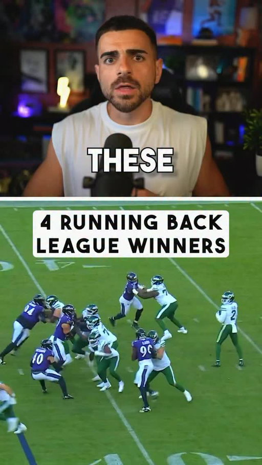 These are the Top 4 league winning running backs for fantasy football this year

#fantasyfootball