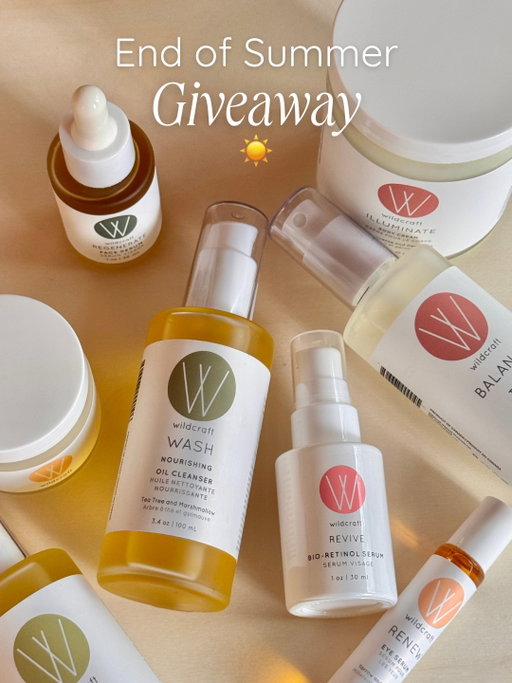 *CLOSED*. Thank you for entering. Our winner has been contacted via DM.

END OF SUMMER GIVEAWAY 🌞

As summer slowly winds down, we’re giving one lucky winner the ultimate Wildcraft bundle (valued at $306), to help you seamlessly transition your routine into fall. 

Here’s how to enter:
🩷 Like & share this post
🔁⁠ Repost
👯‍♀️ Tag a friend in the comments (each tag = one entry, no limit!)
✔️ Make sure you’re following us 

What you’ll win:
🌱Wash Nourishing Oil Cleanser
🌱Balance Toner
🌱Regenerate Face Serum
🌱Revive Bio-Retinol Face Serum
🌱Renew Eye Serum
🌱Illuminate Body Cream
🌱Luxe Body Oil

Open to residents of Canada and the US. 🇨🇦🇺🇸
Giveaway ends Thursday, September 3 at 11:59 PM EST
 Winner will be selected at random and contacted via DM on Friday, September 4

Good luck!