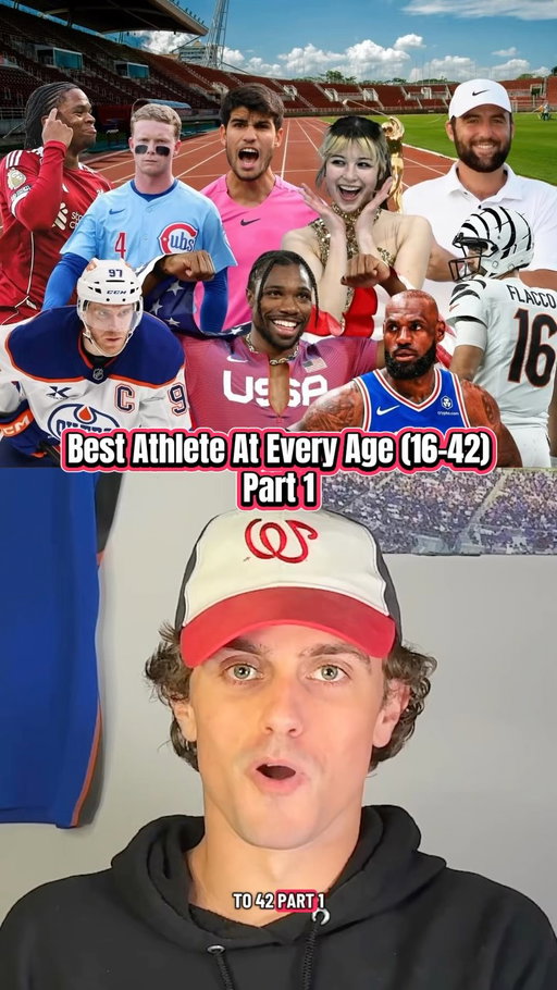 Best athlete by age part 1 (16-24). Feeling old. #athletes #age #sports #soccer #track