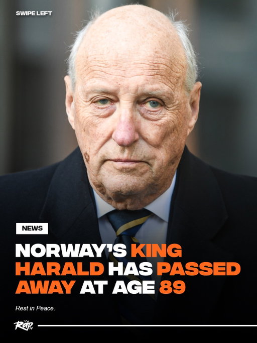 Norway is mourning the passing of King Harald V. 
⁠
The Royal House announced that Harald passed away peacefully Friday morning at Oslo University Hospital after recently being hospitalized with a blood infection. He had reigned since 1991 and was Europe’s oldest living monarch. ⁠
⁠
Following his death, his 53-year-old son Crown Prince Haakon has succeeded him to the throne. ⁠
⁠
Harald leaves behind a 35-year reign and a legacy as one of Norway’s longest-serving modern monarchs.

Rest in Peace 🕊️
