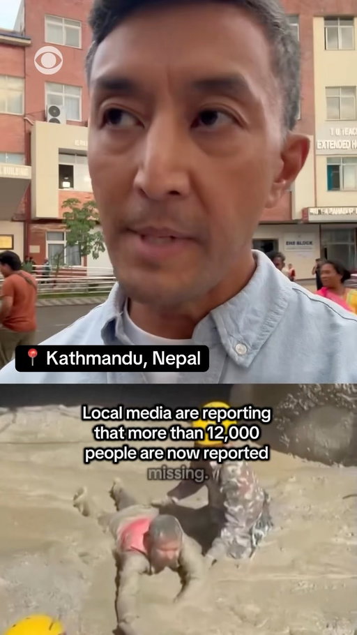 CBS News’ @ramyinocencio is in Nepal, where thousands of people are reported missing following catastrophic flash floods and landslides, triggered by the collapse of a rocky ledge and the vast portion of a glacier it had supported. 

Some experts have raised concerns there could be more flooding from lakes at risk of overflowing, although Reuters reports those risks are manageable. #nepal #flood #rescue #news