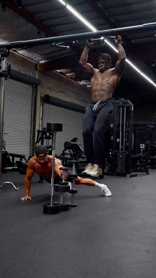Partner Stack Challenge (Save & Share) 
-
Who got next? Tag your workout partner for inspo. ⚡️
-
Gym: @globalfitnessstudio
-
#fitness #challenge #workout #motivation