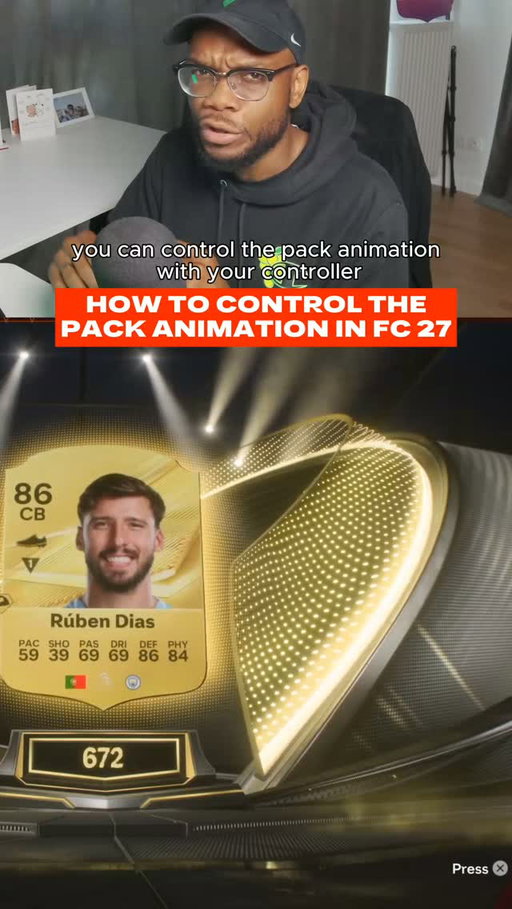 Think they need to make the FC 27 pack animation shorter...

This is how to control the walkout animation in FC 27:

Right Stick = control the drones
L1+R1/LB+RB = control the fireworks