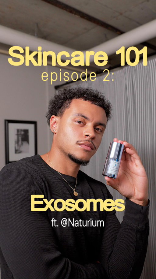 Skincare 101, Episode 2: Exosomes 😯 An advanced lesson on how to support the look of firmer, healthier-looking skin — with the help of @naturium #naturiumpartner