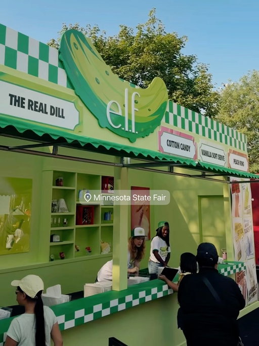 Come join us at the @mnstatefair! 🎡💚 We’re bringing together every eye, lip, and face while celebrating the traditions, flavors + beauty moments that make fair season iconic. 👏

Stop by the e.l.f. booth to experience our pickle-flavored balms IRL, take s(e.l.f.)ies + snag free goodies from @elfcosmetics, @elfskincare and @elfhaircare. And don’t forget to take a ride on the e.l.f.ified Skyride! ✨

🗓️ TODAY, 8/28 to Sunday, 8/30
⏰ 9 AM to 9 PM daily
📍 Minnesota State Fair (across from Kidway and Family Fair Park)

See you soon! 👋

#elfcosmetics #mnstatefair