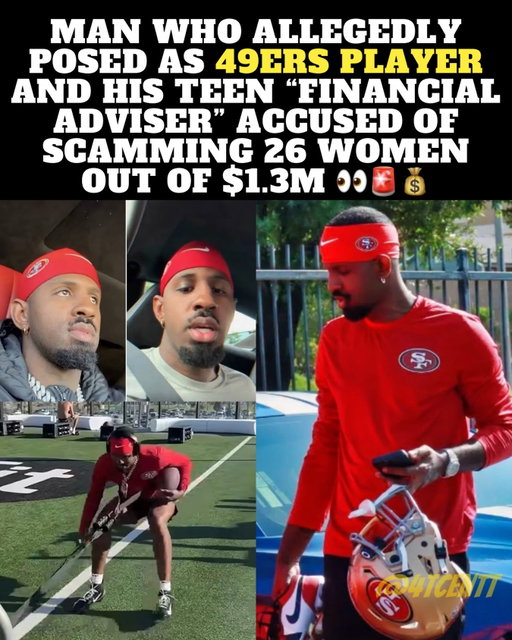 two alleged scammers have been accused of defrauding 26 women out of $1.3 million through an investment scheme 👀🚨 prosecutors say daejon love allegedly posed as a wealthy investor and san francisco 49ers player, while 18-year-old taylor chan allegedly posed as his financial adviser to gain victims’ trust. 💰⚖️

#scam #fraud #49ers #sanfrancisco #viral trending
