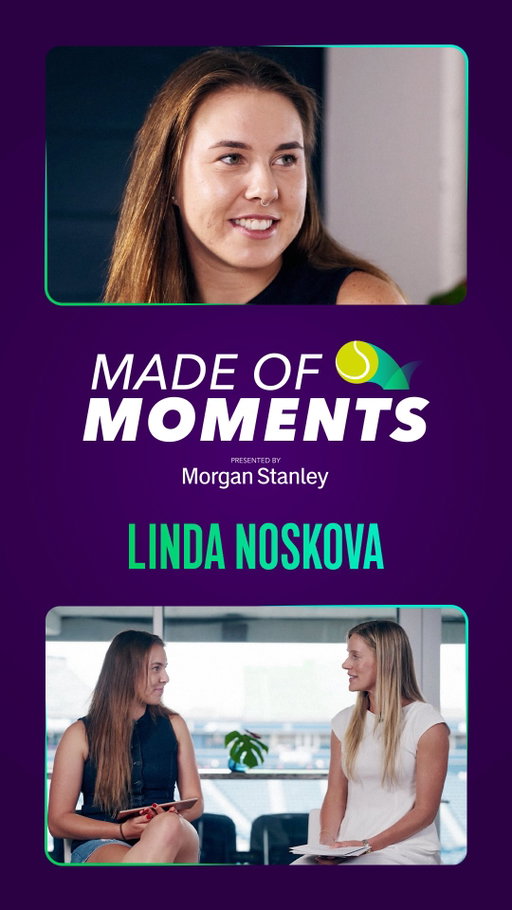 Made of Moments: Linda Noskova
 
In episode four, Alison Riske and Linda Noskova reflect on the experiences that shaped Linda’s success, including her first Grand Slam title, and the importance of volunteering and giving back. 

#WTAxMS