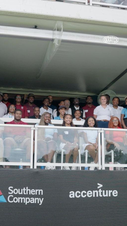 “You create a space for where you want to be.”

@addie_parker visits the @accentureus Chalet to meet HBCU students getting a behind-the-scenes look at the TOUR Championship and learn how golf is creating new pathways beyond the ropes.