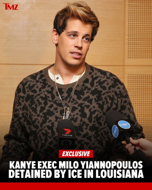 Milo Yiannopoulos has been apprehended by ICE in Louisiana ... TMZ has learned.