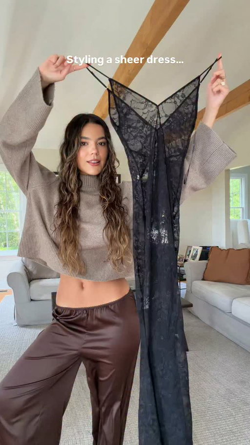 The sheer dress is back… I love this look tbh