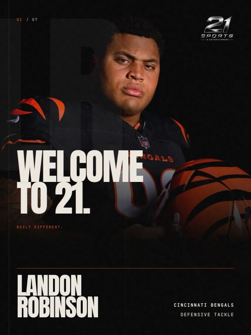Americas favorite! Welcome to the @21sportsandentertainment  family @landon__robinson96 ! #2worlds1legacy