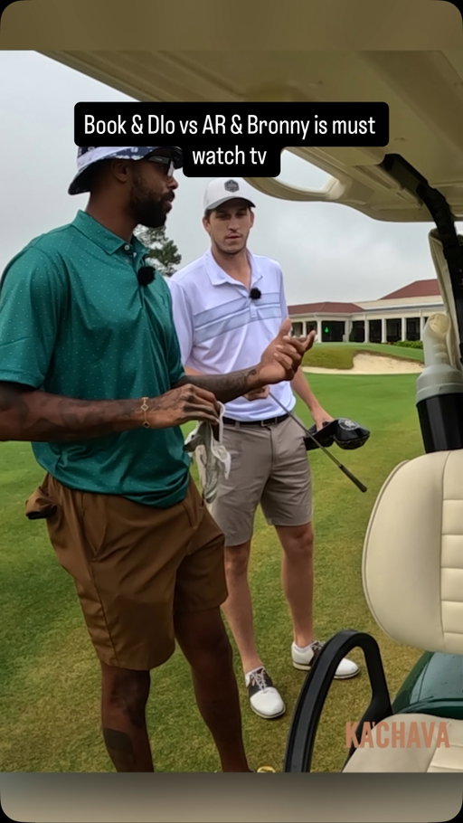 This match got INTENSE #golf #nba