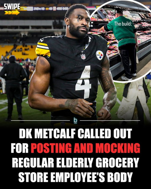 It’s not hard to be nice to people or to mind your own business. Pittsburgh Steelers wide receiver DK Metcalf evidently has issues with both. 🤦‍♂️

The Pittsburgh Steelers wide receiver is facing backlash after he posted an Instagram story photographing an elderly grocery store worker stocking meat and captioning it:

🗣️ - “The build.” and “God: mhm imma make a 2 waist build.” — mocking the man’s body to his millions of followers without the man’s knowledge or consent.

The post has generated significant on social media given how in poor taste it is for Metcalf — a 6’4″ 235-pound professional athlete with one of the most exceptional physical builds in the NFL — to publicly mock an elderly man doing his job at a grocery store to his 1.7 million followers. 👎

Metcalf is in his second year with the Steelers after departing from the Seattle Seahawks and is currently in training camp with Aaron Rodgers and the rest of the squad. 

Last season, his first with the Pittsburgh Steelers, was his worse as an NFL player, as the two-time Pro Bowler had 59 catches (the second lowest of his career) for 850 yards (a career low) and six receiving touchdowns. 📉

Despite winning the division last season, sportsbooks have the Steelers as the third-shortest betting favorites to win the AFC North behind the favored Baltimore Ravens and Cincinnati Bengals.

Follow 👉 @brobible for all things “dude” 😎 

#nfl #football #guys #men #dudes
