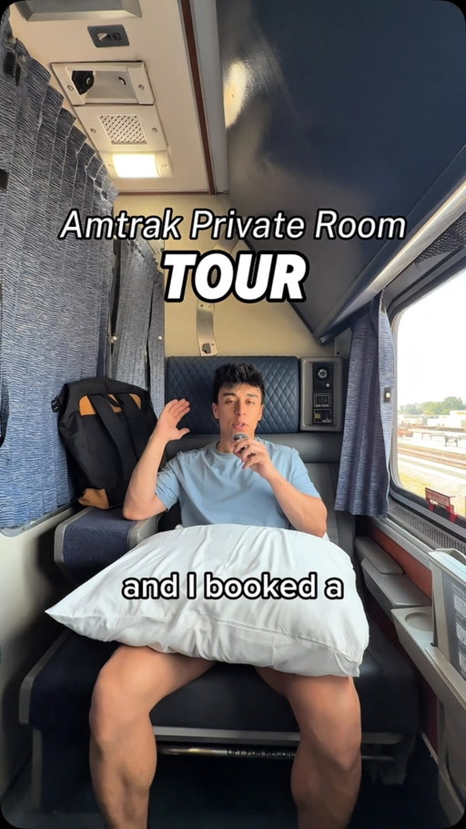 Amtrak Private Room Tour #privateroom #trainride #tour #roommette #amtrak