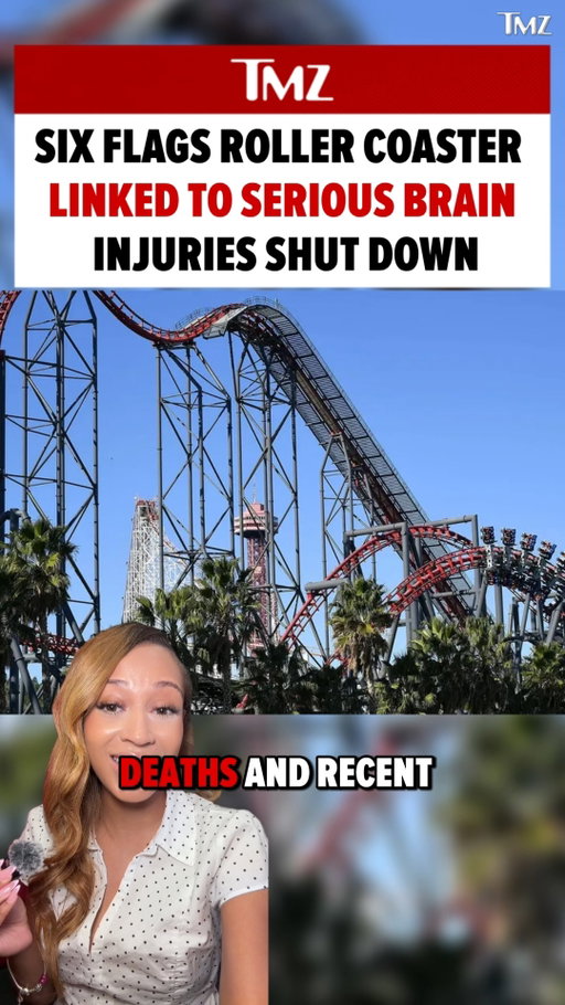 🚨 A Six Flags roller coaster linked to multiple serious brain injuries has officially been shut down.