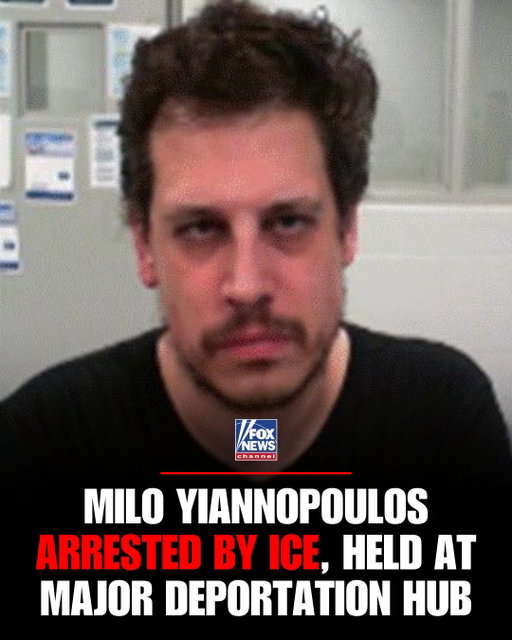 BREAKING: Milo Yiannopoulos has been arrested by ICE and is being held at a major deportation hub.

ICE sources say Yiannopoulos, a UK national, is currently in federal immigration custody in Alexandria, Louisiana.

His current U.S. immigration status and the circumstances surrounding his arrest remain unclear as Fox News seeks additional information from DHS.

Now, questions are mounting over whether Yiannopoulos could face deportation.