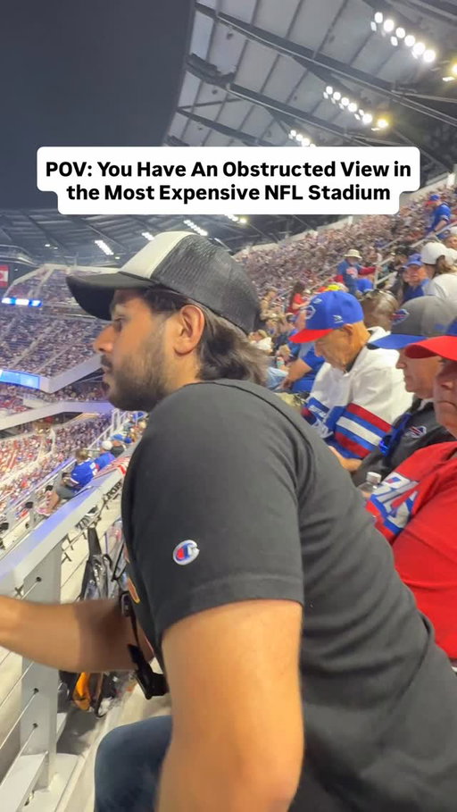 Bills obstructed view seating at Highmark is no joke 💀

Share this with a Bills fan 

#nfl #nflfootball #buffalo #buffalobills #billsmafia