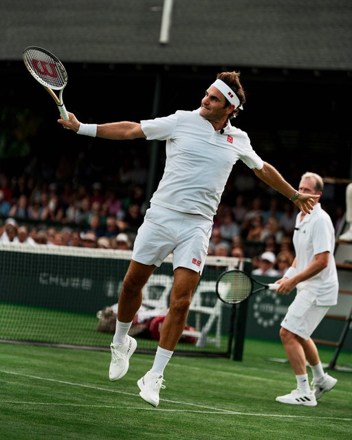 A great way to kick off the weekend in Newport 🎾 Always special to see so many legends on court @tennishallofame 👏🏼