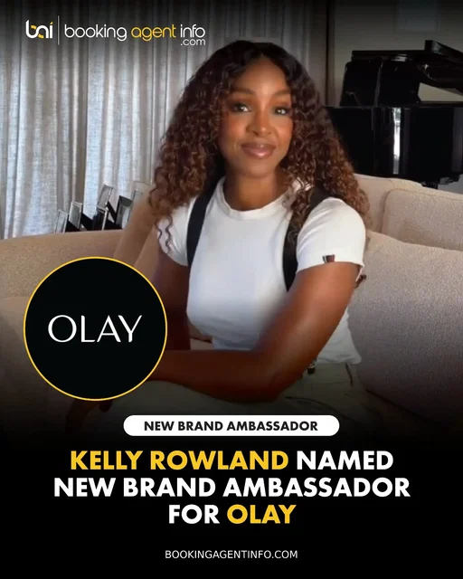 Kelly Rowland (@kellyrowland) has been named the new brand ambassador for skincare giant OLAY (@olay).

Launching the partnership with a focus on the OLAY Super Serum Collection, the radiant ad spot features Rowland performing her daily skincare routine using the Super Serum and matching body lotion, as she highlights the collection's benefits for full-body coverage that delivers plump, youthful-looking skin.

The beauty deal expands Rowland's major commercial footprint, following her health awareness partnership with EBGLYSS, her hygiene-focused campaign work with Lysol, and her previous food-and-beverage partnership fronting Pepsi's "Local Eats Better With Pepsi" program.

OLAY continues its tradition of partnering with iconic, multi-talented women, adding Rowland to a stellar lineup of past brand faces that includes Jennifer Hudson, Quinta Brunson, and Arden Cho.

The major campaign caps off a dynamic 2026 stretch for the multi-hyphenate icon. Alongside her executive producing work, Rowland expanded her acting resume with a starring role in the romantic comedy film Relationship Goals.

Create a free account at BookingAgentInfo.com to be the first to know about new entertainment brand partnerships.

Follow @bookingagentinfo_ for more.