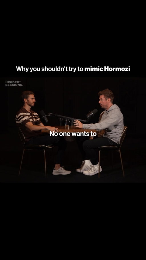 Comment “TAYLOR” and we’ll send you the full episode. Hormozi is definitely an example to follow, but that routine is INSANE to mimic.