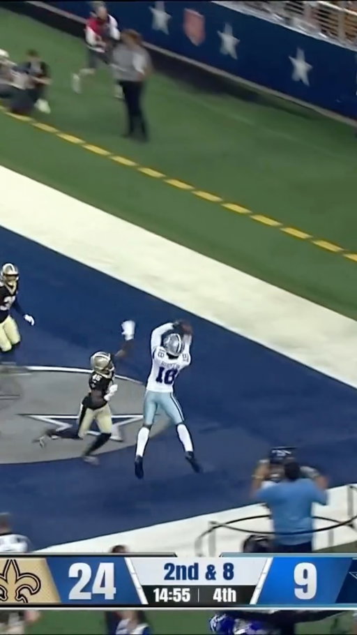 @mi5nighttfivee hauls in the TD 🙌

📺: #NOvsDAL on CBS11 
📲: Stream on NFL+