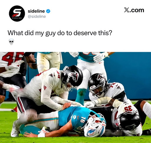 Mark Gronowski got absolutely CRUNCHED by the Falcons today. The hit was so nasty that bro literally folded backwards in half on the field. 😭

That is one of those hits you feel immediately and probably keep feeling the next morning. What did bro do to deserve getting folded like THAT?