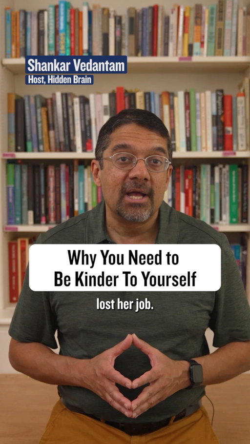 Want the science of self-compassion? Comment BRAIN and I'll send the full episode to your DMs.

When a friend fails, you're warm and kind. When you fail, you call yourself stupid. But self-criticism triggers a threat response that keeps you stuck. Self-compassion is what actually helps you change. Try talking to yourself like someone you love.