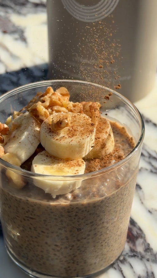 I’ve been using @nutrafol collagen powder in anything and everything to support my hair — recently been loving it in chia seed pudding. These taste like dessert but could easily be enjoyed for breakfast.

The chocolate peanut butter flavor is blended with espresso soaked dates, making it rich and intense. The banana bread flavor has all those warm, cozy fall spices. Both are so delish.

Comment CHIA and I’ll send you a direct link to the recipe 🤍

#chiaseedpudding #chiaseedpuddingrecipe #dessertrecipes #nutrafol #collagenrecipes
