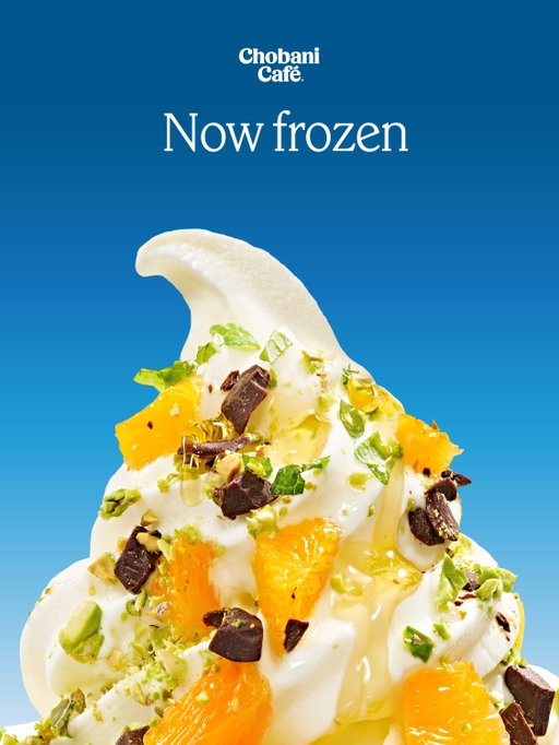 Authentically crafted Chobani® Greek Yogurt, now frozen.
 
New Greek Frozen Yogurt in 10 fresh and unique Café Creations. Available only at Chobani Café®.

Stop by today 🍦
 
📍Chobani Café®
152 Prince St
NYC