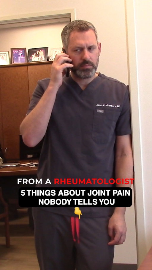 5 joint pain truths your doctor might not have told you 🤫👇

If you've been dealing with persistent joint aching, rest and over-the-counter painkillers aren't your only options! As a rheumatologist, here are 5 crucial things to know:

1️⃣ Morning stiffness lasting >30 mins points to systemic inflammation, not just getting older ⏱️
2️⃣ Movement is medicine: resting too much actually makes stiffness worse 🚴‍♀️
3️⃣ Clear X-rays don't always mean your joints are fine (ultrasound tells the full story!) 🩺
4️⃣ Gut health and inflammation are deeply connected 🥗
5️⃣ Pain in your knee or leg often stems from your hips or spine 🦴

Save this post to protect your joint health and share it with someone who needs it! 📲✨

#JointHealth #Rheumatology #Rheumatologist #Inflammation #AutoimmuneDisease #HealthTips
