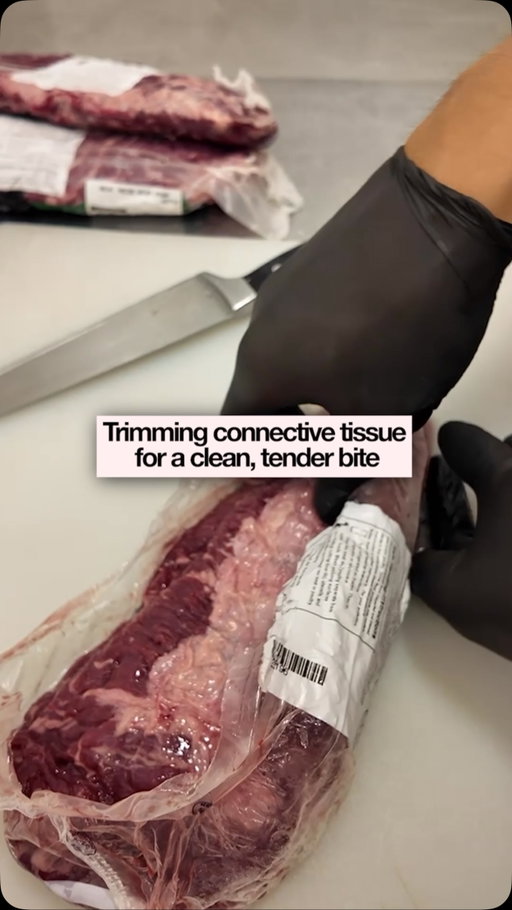 You can cook beef to the exact internal temperature, but it will still turn out chewy if one crucial step is skipped during prep 👇

• The culprit: Silver skin. This tough collagen layer doesn’t break down easily under quick high-heat searing.

• The reaction: When it hits a hot griddle, it tightens up and squeezes the moisture right out of the surrounding meat fibers.

• The standard: We remove every square inch of it before the beef is sliced and marinated overnight.

Small prep details make the difference between a frustrating desk lunch and a meal that actually hits right.

📍Address: 921 W Commerce St, Dallas, TX 75208

📲Order fresh lunch delivery in Dallas today at bowlsofrice.com
#bowlsofrice #bowlsofricepartner #commercest #dallastx