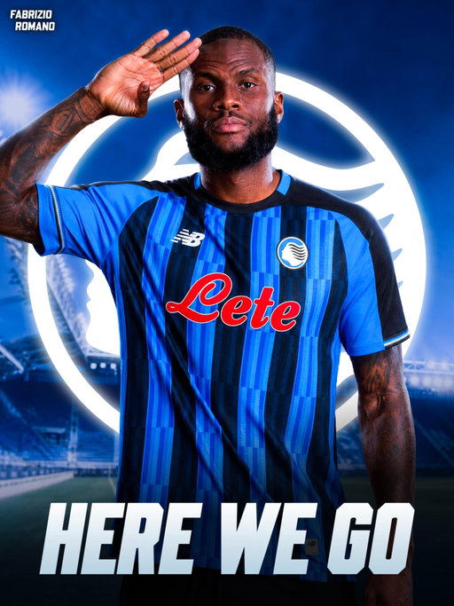 🚨 𝐇𝐄𝐑𝐄 𝐖𝐄 𝐆𝐎! Atalanta agree deal to bring Franck Kessié back to the club as a free agent ⚫️🔵🇨🇮

Ivorian midfielder returns to Atalanta after leaving Al Ahli as negotiations with Juventus collapsed today, all completed.

Franck, back to Atalanta in deal led by director Giuntoli. ⚡️

𝐑𝐚𝐭𝐞 𝐭𝐡𝐢𝐬 𝐬𝐢𝐠𝐧𝐢𝐧𝐠 𝐟𝐫𝐨𝐦 𝟏 𝐭𝐨 𝟏𝟎! 🫡