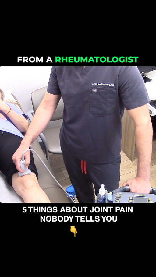 5 joint pain truths your doctor might not have told you 🤫👇

If you've been dealing with persistent joint aching, rest and over-the-counter painkillers aren't your only options! As a rheumatologist, here are 5 crucial things to know:

1️⃣ Morning stiffness lasting :30 mins points to systemic inflammation, not just getting older ⏱️

2️⃣ Movement is medicine: resting too much actually makes stiffness worse 🚴‍♀️

3️⃣ Clear X-rays don't always mean your joints are fine (ultrasound tells the full story!) 🩺

4️⃣ Gut health and inflammation are deeply connected 🥗

5️⃣ Pain in your knee or leg often stems from your hips or spine 🦴

Save this post to protect your joint health and share it with someone who needs it! 📲✨

#Rheumatology #JointPainRelief #RheumatoidArthritis #JointHealth #Inflammation #WomenOver40 #HealthyAging #AutoimmuneDisease #HealthTips #ArthritisRelief