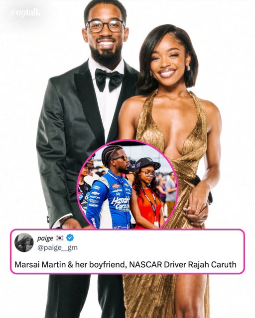 Such a stunning couple 💗 

#nascar #marsaimartin #rajahcaruth #couplegoals