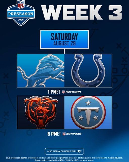 The preseason finale starts NOW on @nflnetwork 📺