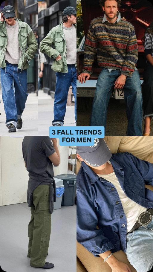 3 stylish clothing items you want to have🫵🏼 comment LINKS if you’d like them 
#menoutfitinspo #falltrends 

Men fall trends, Men fall outfit, Men fashion trends, Trend predictions, Fall trends 2026, Men fall essentials, Men autumn outfit, Autumn fashion style, Men outfit inspo, Men everyday outfit ideas, Men ootd, Men’s fall outfit ideas and trends, Men’s clothing and outfits, Fall pants outfit ideas, Fall clothes men