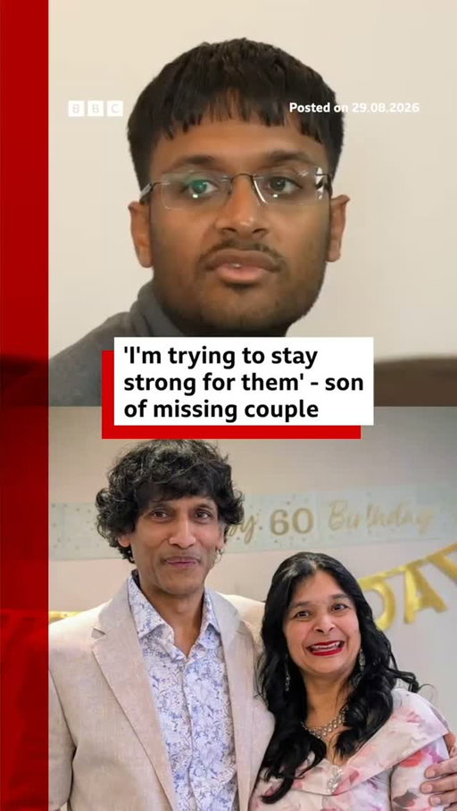 “For my parents' sake, I'd like to think that [I'll] stay strong".
 
A man who says he has not heard from his parents since the floods in Nepal has appealed to the Foreign Office to work with Chinese authorities to get border logs verified.
 
Anant Patel, believes Bipin and Mala Patel, who have been on a pilgrimage, crossed into Tibet from Nepal before a landslide hit the Gyirong border crossing on Wednesday.
 
The UK Foreign, Commonwealth & Development Office confirmed that their consular team have spoken to Anant. They said: "We recognise this is a distressing time and are working around the clock to support families and loved ones of British nationals missing in the floods."
 
"We are coordinating closely with the Nepali and Chinese authorities and have deployed consular staff to the region to ensure British nationals can access support."
 
Officials say at least 2,426 people are missing, which includes more than 30 British nationals.
 
Tap the link in @BBCNews’s bio to read the latest on the rescue efforts in Nepal.
 
#Nepal #BBCNews