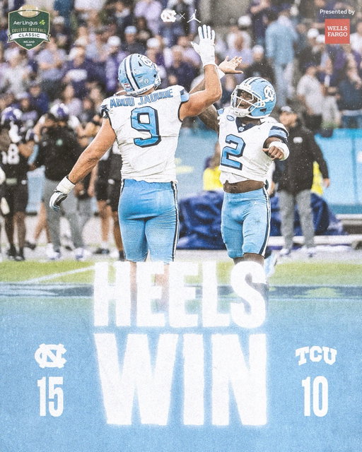 HEELS WIN!!!

@wellsfargo