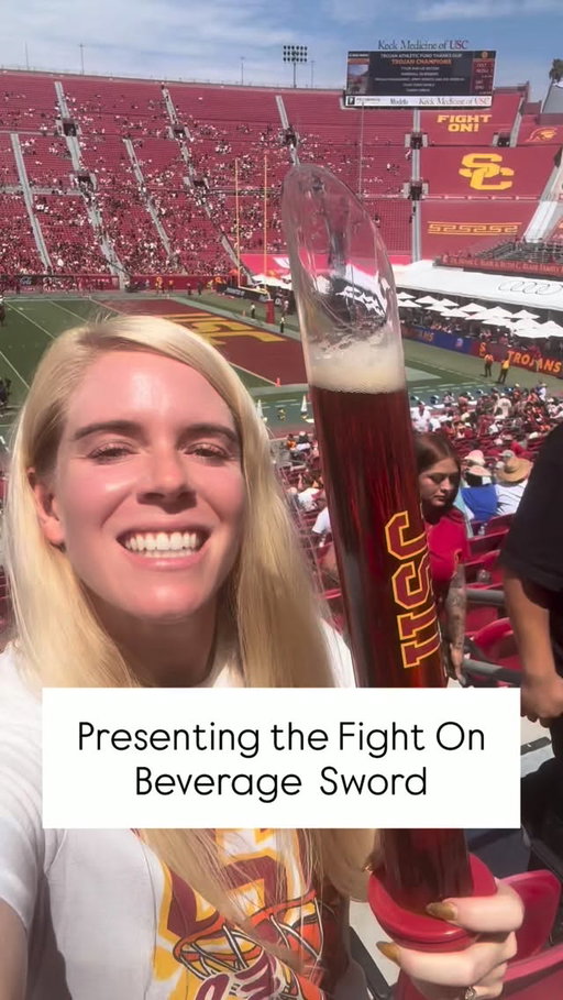 Epic. Fight On! ✌️#usctrojans #lacoliseum #uscfootball #cfb