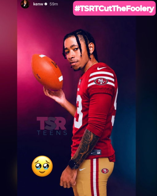 #TSRTCutTheFoolery: Wait a minute! 😩 Not the fellas #KenWalker & #DaVinci uploading photos of themselves in football uniforms following reports of a man allegedly posing as a 49ers player to scam women out of $1.3M! 😭🏈(SWIPE$ (✍🏽: #TSRStaffKH)