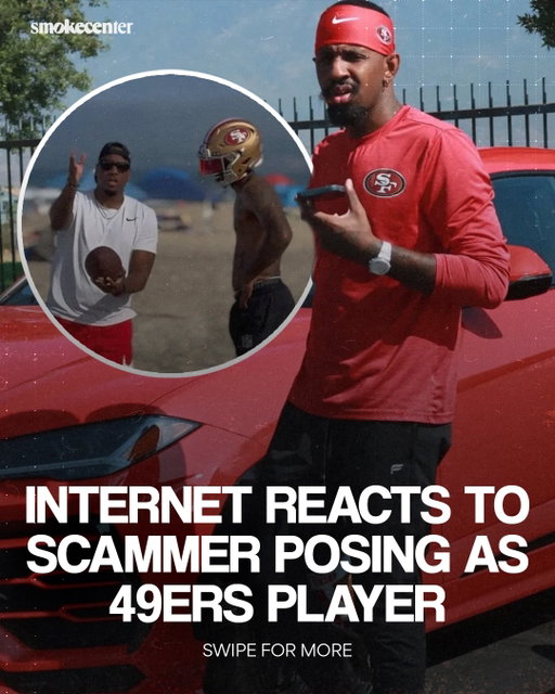 This story about Daejon Love just keeps getting wilder, and the reaction across the internet has been gold 😭

Social media has been trending with videos and photos that the fake 49ers player, 35, posted to his accounts and sent to women he met online. The receipts are crazy, swipe to see what people are saying about the audacity of it all.