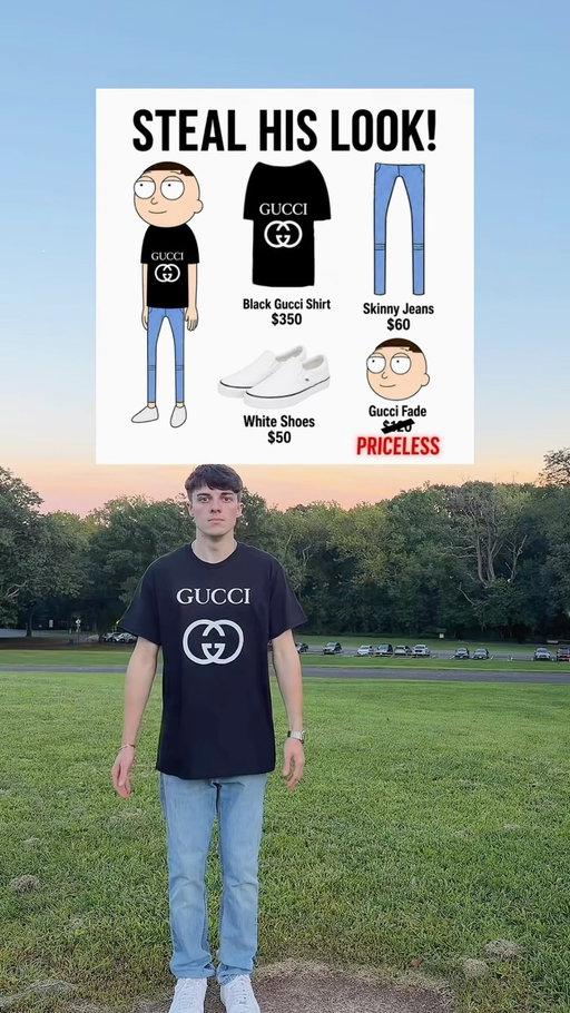 Vibe with Gucci Morty 😎 #reels #guccimorty #okcron